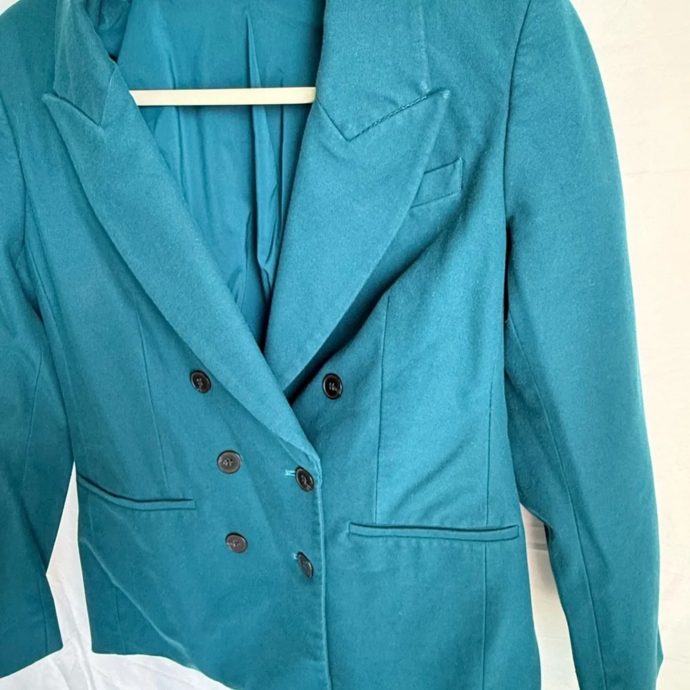 Express Teal Women's Blazer - Picture 2 of 2